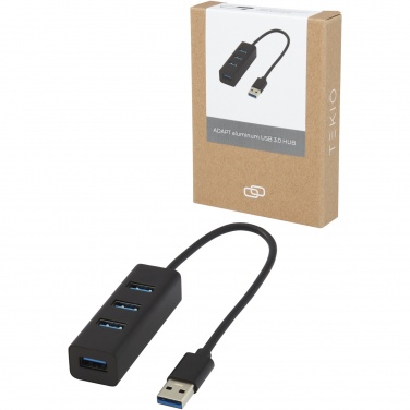 Logotrade liikelahjat kuva: ADAPT alumiininen USB 3.0-keskitin